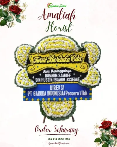 Papan Bunga Duka di Pakisaji